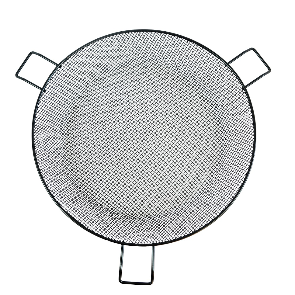 Rėtis žūklės pašarui sijoti, 33cm skersmens su 4mm akutėmis ant kibiro