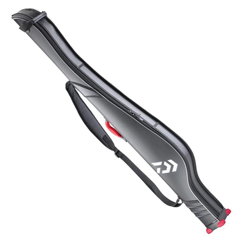 Daiwa Hardcase Rod Case kietas meškerės dėklas su anglies pluošto apdaila ir kojelėmis