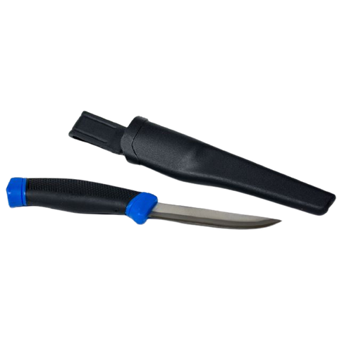 23 cm ilgio stovyklavimo peilis su ergonomiška rankena, skirtas turistams ir stovyklautojams