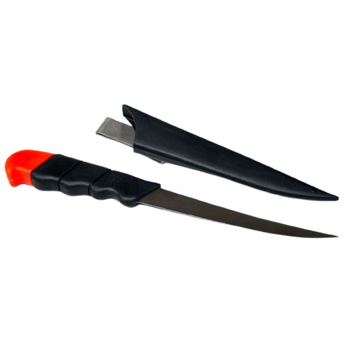 Peilis-file stovyklavimui su ergonomiška rankena ir ašmenimis iš nerūdijančio plieno
