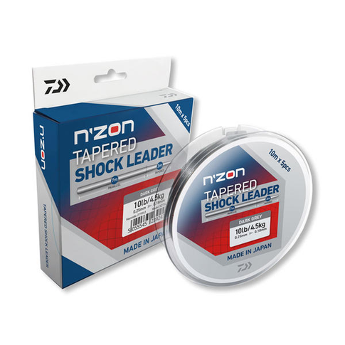 NZON Tapered Shock Leader spool by Daiwa for feeder fishing with clear line