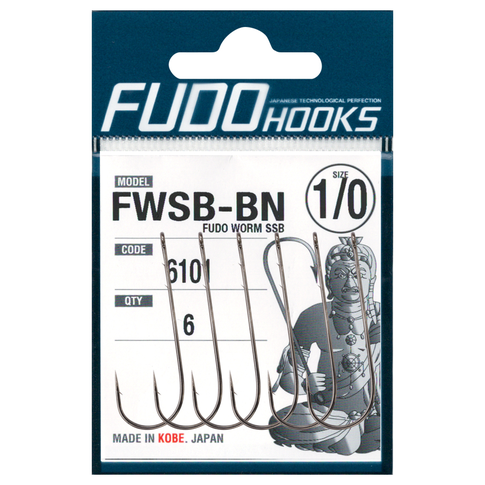 Офсетный крючок Fudo Worm SSB для силиконовых приманок