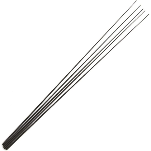 Carbon fiber fishing rod tip replacement parts close-up view