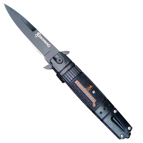 Atlenkiamas peilis Browning CM-60 išskleistoje padėtyje su 9,5cm geležte