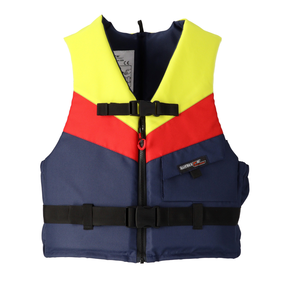 Lightweight floating vest with adjustable straps for water safety and buoyancy support