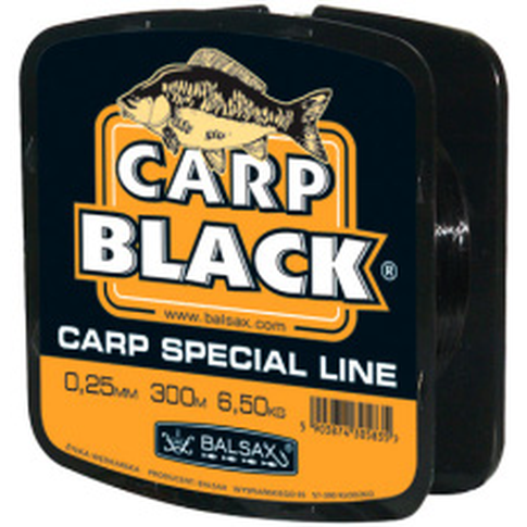 Balsax Carp Black 300M karpinis valas su UV apsauga ir dideliu atsparumu dilimui