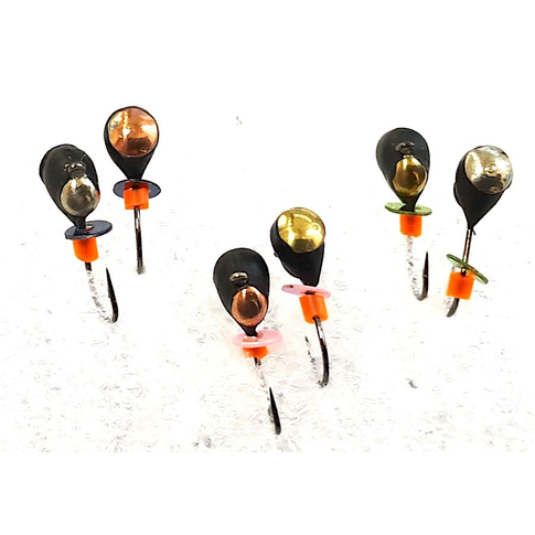 Tungsten Ice Jig 807 0.5g bait-free fishing lure with premium finish for ice fishing