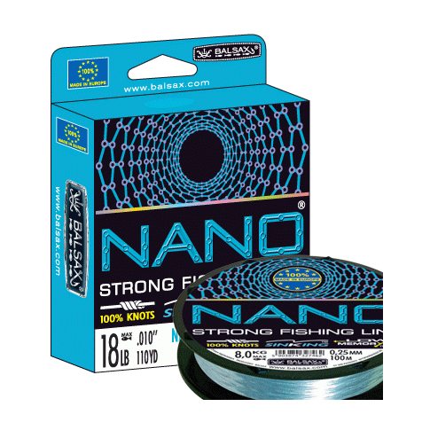 Monofilamentinis valas NANO Blue 150 m
