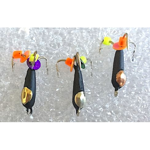 Tungsten Ice Jig 102 bait-free ice fishing lure in silver finish with premium tungsten construction