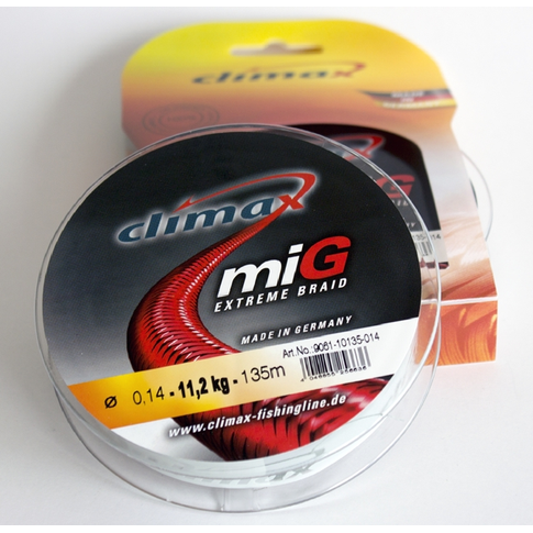 MiG Extreme Braid pintas žvejybinis valas su skirtingais diametrais ir laikymo galia