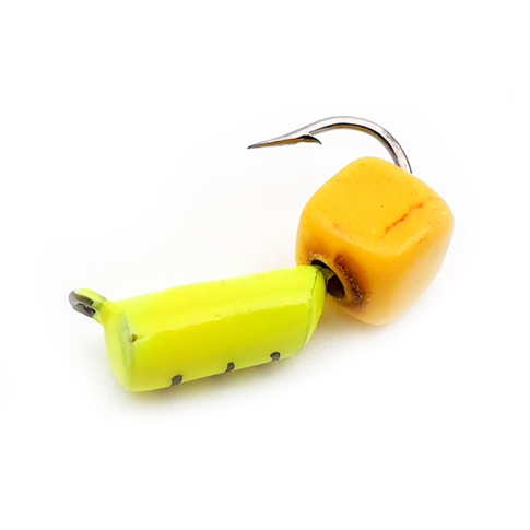Volframinė avižėlė 484 0.8g poledinei žūklei, bemasalė blizgutė