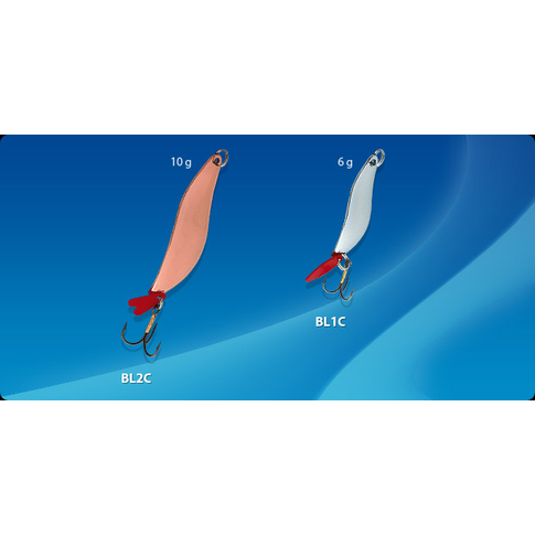 Вращающаяся блесна Spoons Asp II BL Wirek 47-70мм для ловли хищной рыбы
