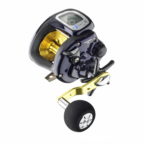 Daiwa Tanasensor 500 jūrinė ritė su skaitmeniniu ekranu ir gylio skaitikliu giluminei žvejybai