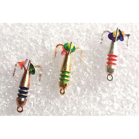 Tungsten Jig 163 0.5g ice fishing lure with 2.5mm diameter for bait-free winter angling