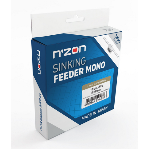 Daiwa NZON monofilamentinis skęstantis valas feeder žūklei, 300m ritė su 150m žyma