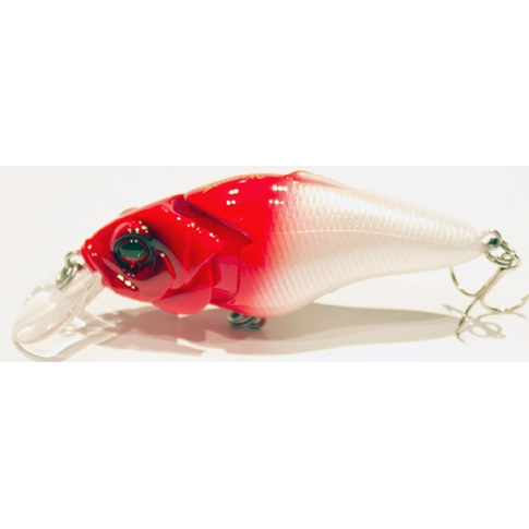 Strike Pro Supersonic Joint 60 topwater fishing lure EG-081BJ front view showing realistic fish pattern