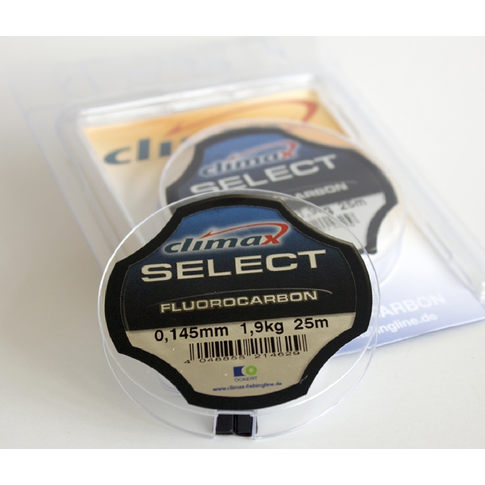 Флюорокарбоновая леска Select Fluorocarbon 50 метров Climax с тестом от 1.5 до 9.4 кг для эффективной рыбалки