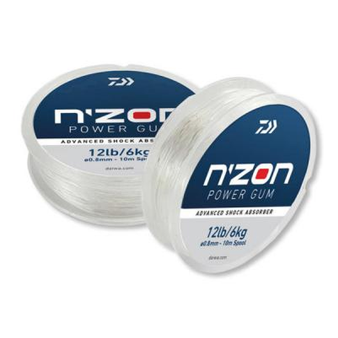 Daiwa NZON Power Gum balta elastinga guma feeder sistemoms, 10m ilgio