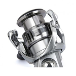 Shimano Nasci FC complete reel assembly showing premium build quality