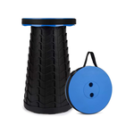 Tower Folding Chair in black color shown open for camping and outdoor use