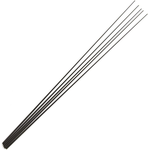 Carbon fiber fishing rod tip replacement parts close-up view