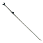 Heavy-duty rod holder for carp fishing showing ground stake and rod placement system