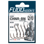 Fudo CHINU w/ring kabliukai su kilpute BN spalvos įvairių dydžių