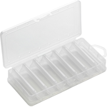 Compact fishing tackle box 358-3 with compartments for small lures storage