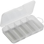 Dėžutė SF340-5 smulkmenoms su matmenimis 16x9,5x2,5 cm, pilkos spalvos organizatorius