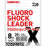 Daiwa Fluoroshock Leader X fluorokarboninis valas su spalvota juosta
