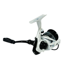 Close-up of Samurai FD10 reel showing precision twisted line mechanism