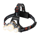Charging LED head lamp with UV