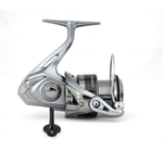 Shimano Nasci FC spinning reel handle and drag system detail