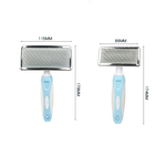 Dog and cat grooming massage brush for daily coat care