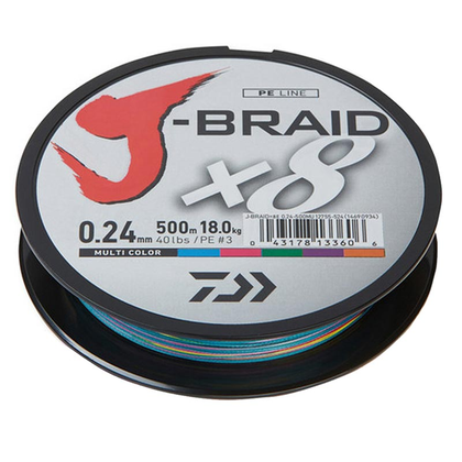 Pintas valas J-Braid x8 Multicolor 300m