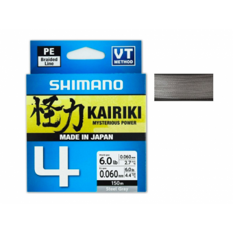 Pintas valas Shimano Kairiki 4 150m Steel Gray